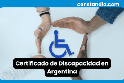 Manos formando un círculo alrededor del símbolo de discapacidad, representando inclusión y apoyo al certificado de discapacidad en Argentina.